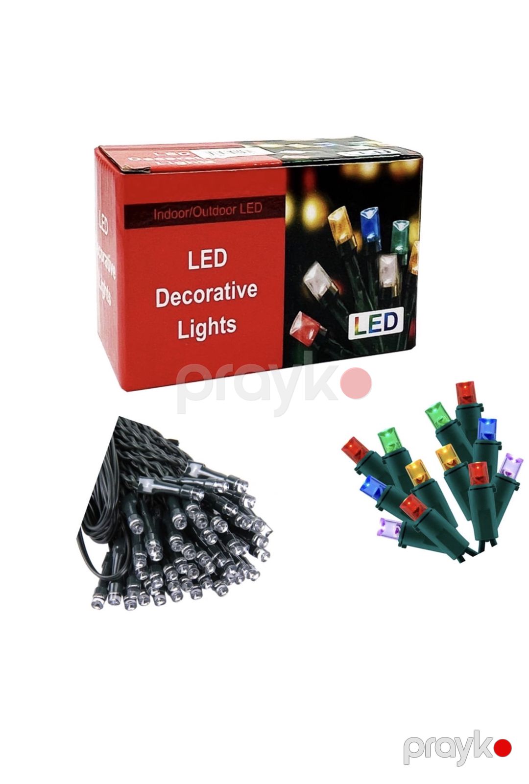 LED çələng pp97, rəngbərəng, 100 lampa, 10 m — Mallar, Bakı (3)