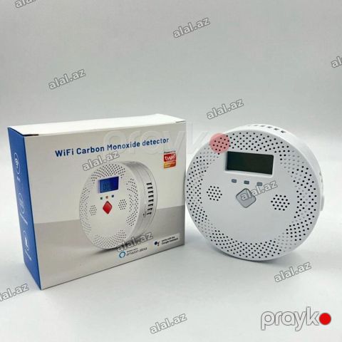 Carbon dedector monoxide Tuya Wi-Fi Karbon Monoksid Dedektoru Tuya — Bakı