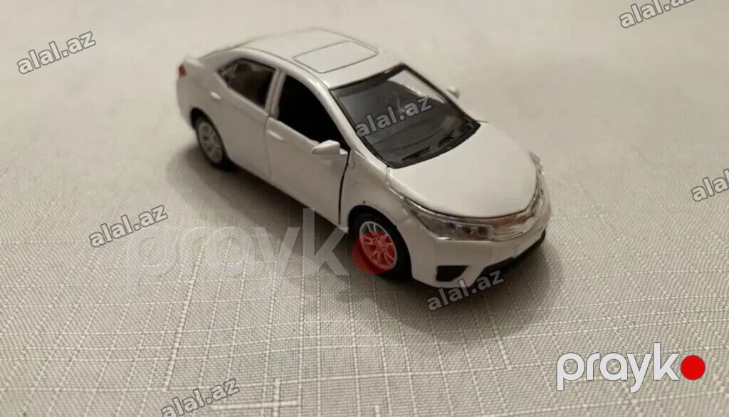 Miqyaslı oyuncaq avtomobil – ağ rəngli sedan model - Realist dizayn — Oyuncaqlar, Bakı (2)