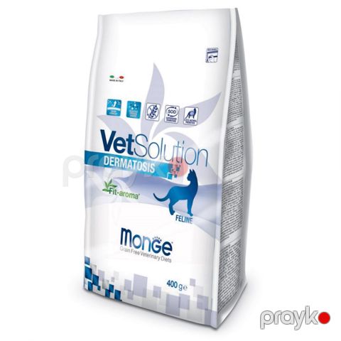 Quru yem Monge VetSolution Cat Dermatosis, dermatoloji xəstəlikləri olan pişiklər üçün 400 q — Bakı