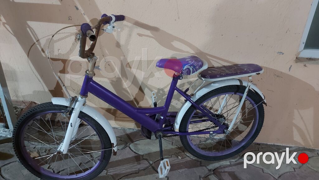 Uşaq velosipedi – bənövşəyi/ağ rəng kombinasiyası - Təxmini ölçü: 20" — Uşaq velosipedləri, Bakı (2)