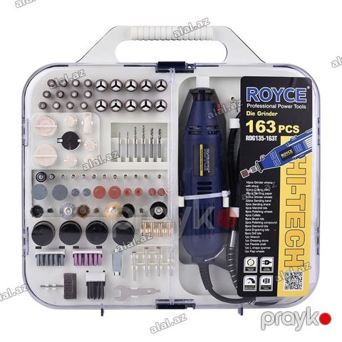 Royce Professional Power Tools – RDG135-163T Mini Drel/Die Grinder — Bakı