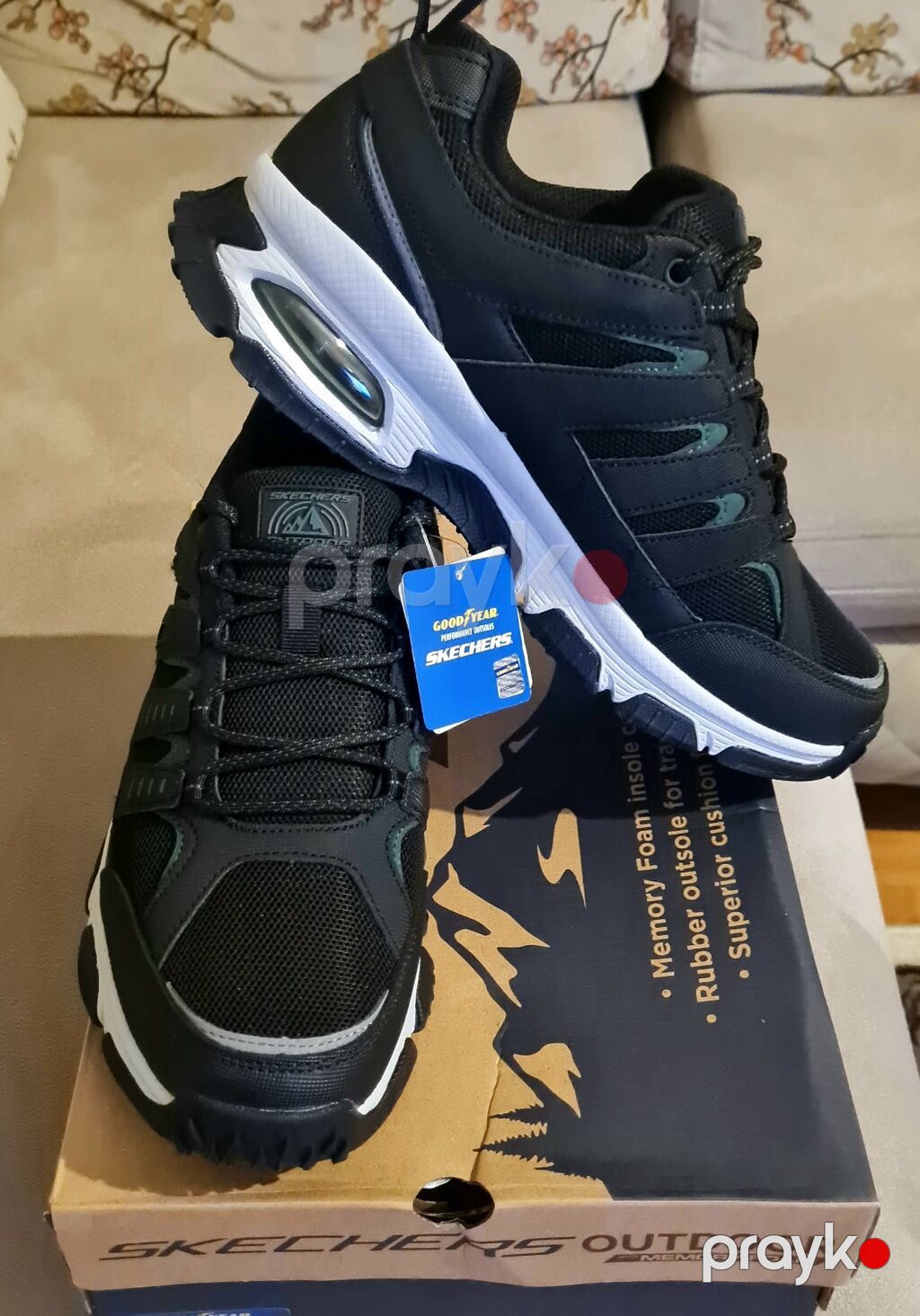 Skechers Outdoor kişi idman ayaqqabısı 42 razmerdir, geyinilməyib — Krossovkalar, Xırdalan (5)