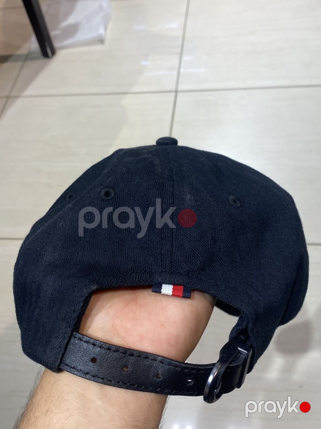 Tommy Hilfiger kepkası – tünd lacivərt rəng. - Model: Baseball cap, ön — Baş geyimi, Sumqayıt (2)