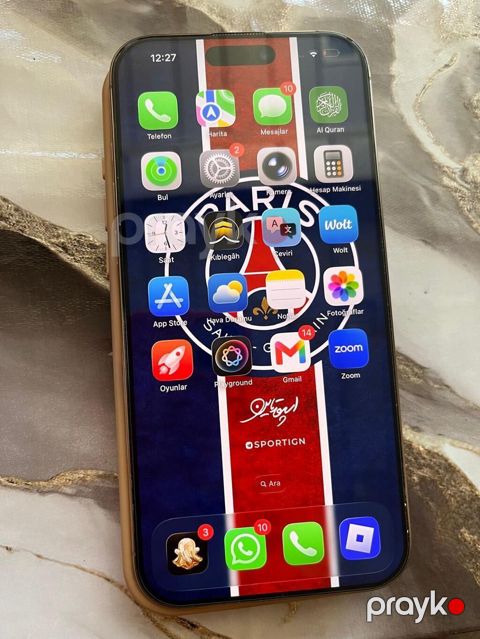 IPhone 15 Pro, White Titanium, Simsiz şarj — Bakı