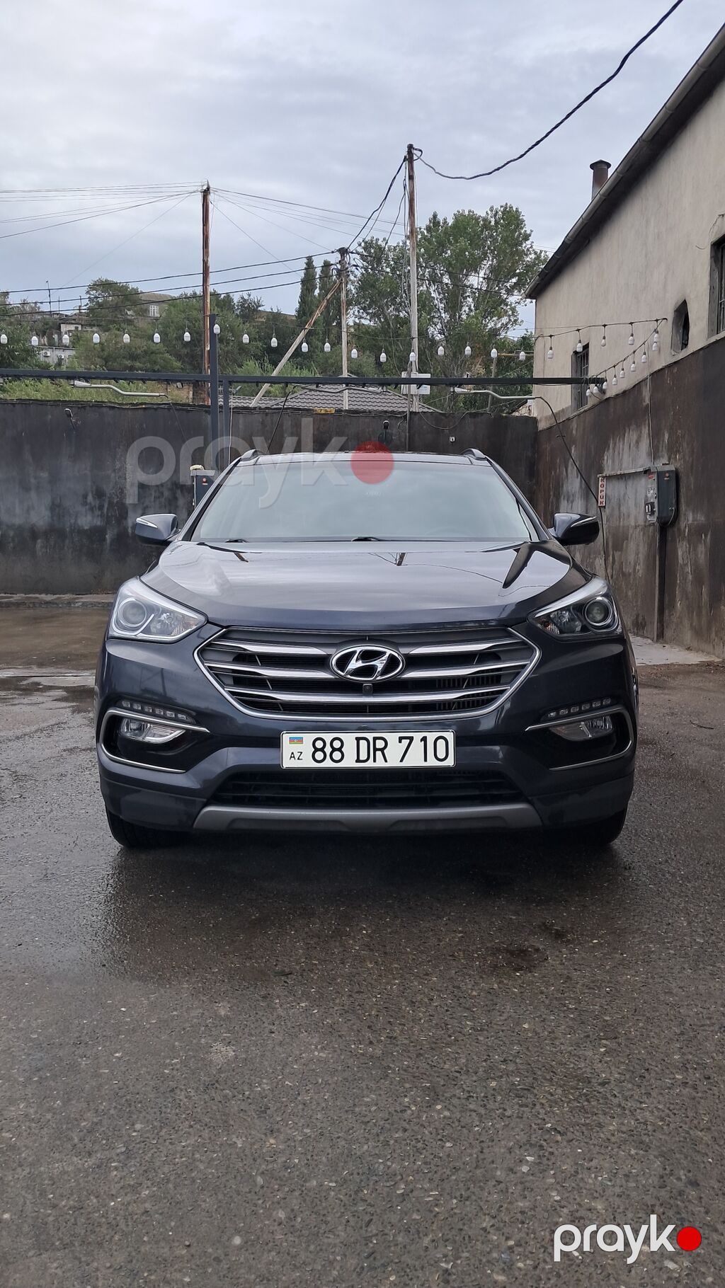 Hyundai Santa Fe: 2 l 2016 il Krossover 88-DR-710 — Avtomobillər, Masazır (6)