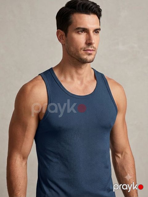 Mayka No brand, XL, Göy, Modal — Bakı