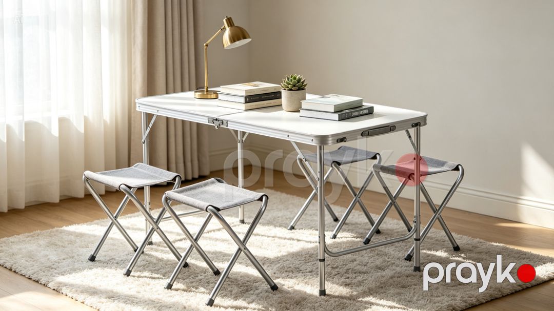 Yığılan masa 9063, metal/plastik, ağ, 50x124 sm — Mallar, Bakı (3)