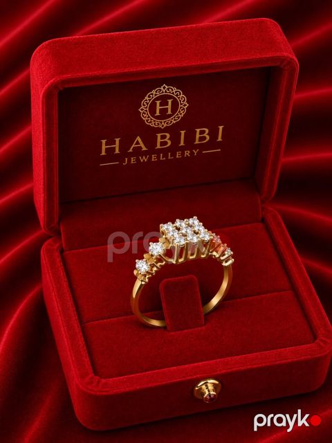 Üzük qadınlar üçün Habibi Jewellery HJ496, qızıl 585 əyar — Bakı