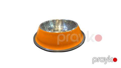 Yem və su qabı Lepus, Polad Narıncı 220x220 mm — Bakı