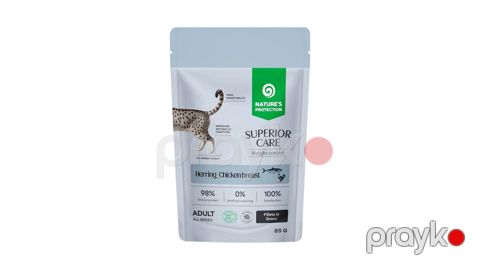 Pişiklər üçün nəm yem Nature's Protection, toyuq, 85 q — Bakı