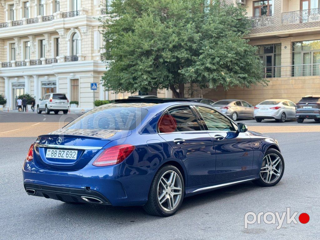 Mercedes C 300, 2.0 L, 2017 il, 138 000 km — Avtomobillər, Bakı (5)