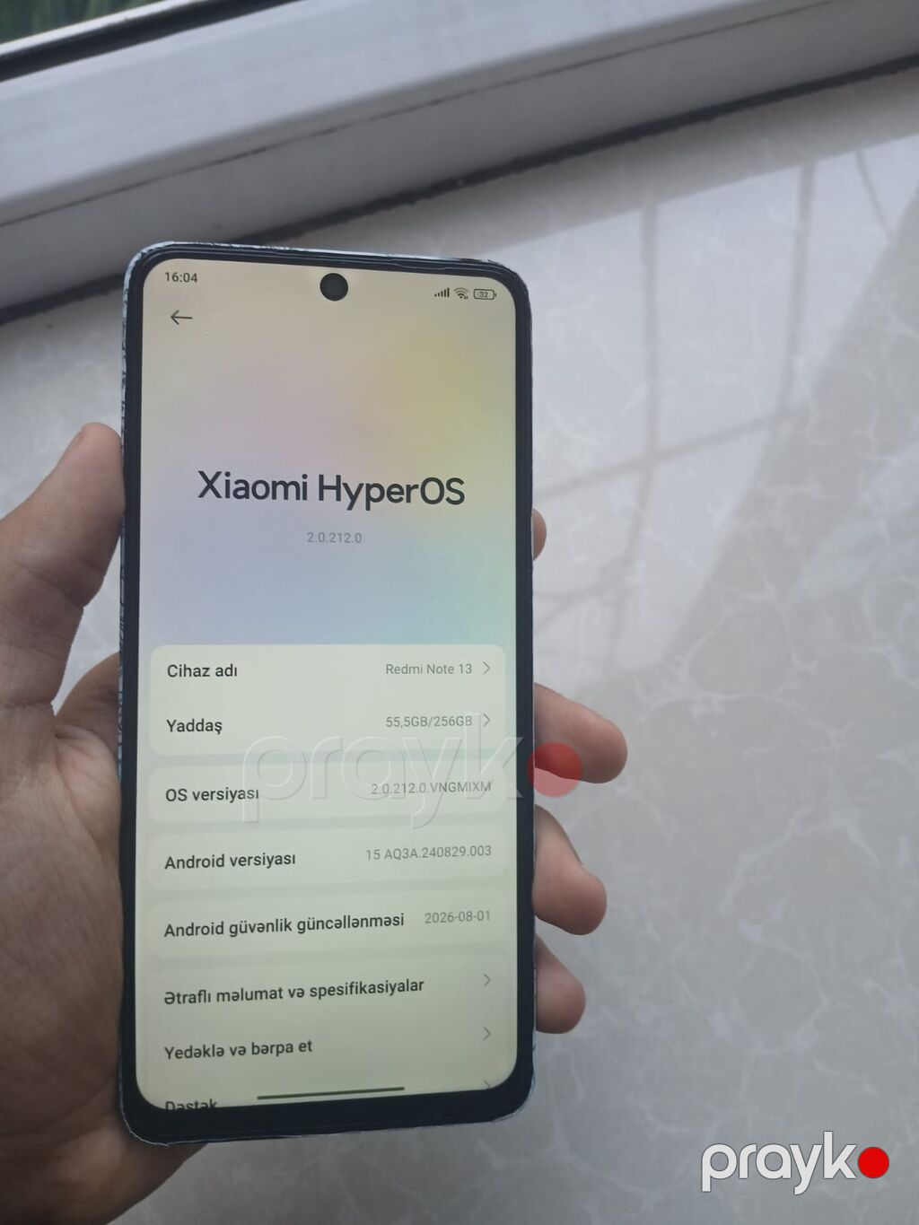 Redmi Note 13, 256 GB, rəng - Qara, İki sim kartlı, Face ID — Xiaomi, Xaçmaz (4)