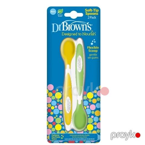 Yumuşaq uclu, qaşıq dəsti 2 əd Dr. Brown's — Bakı