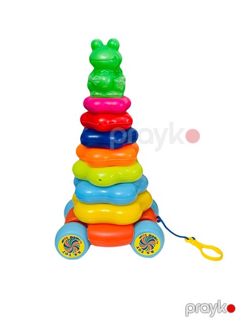 Piramida Happy Frog, plastik, rəngbərəng — Bakı