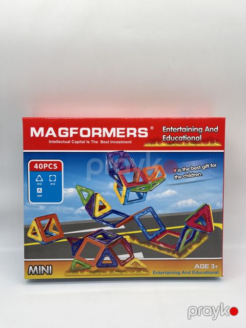 Maqnitli konstruktor Magformers, 40 element — Bakı