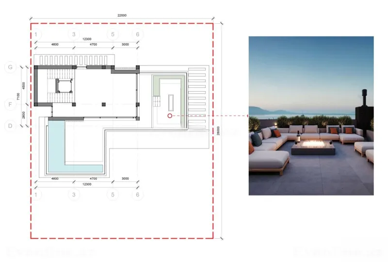 Satılır 6 otaqlı Həyət evi 6319 m² Bakı, Səbail r., Şıxov — Ev, villa, Bakı (5)
