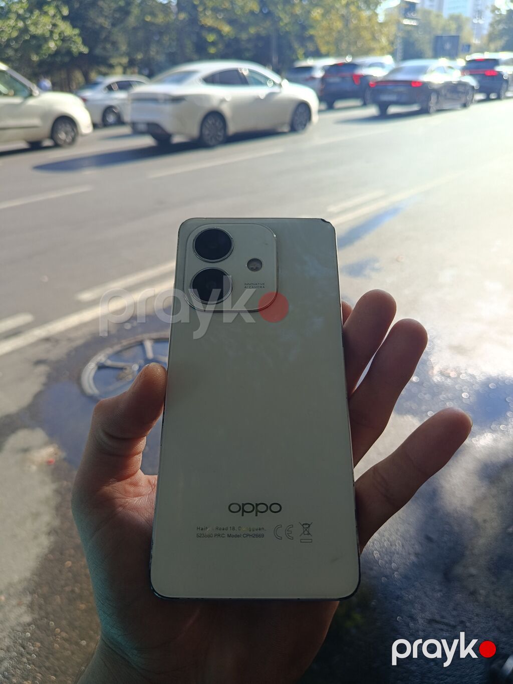 Oppo A3, 128 GB, rəng - Ağ, Barmaq izi — OPPO, Bakı (3)