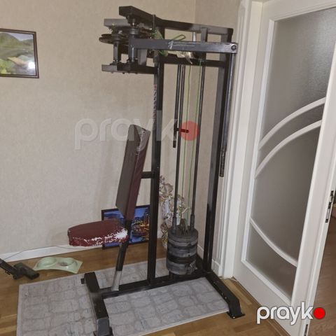 Çoxfunksiyalı ev fitnes trenajoru - Şaquli karkaslı, polad — Bakı