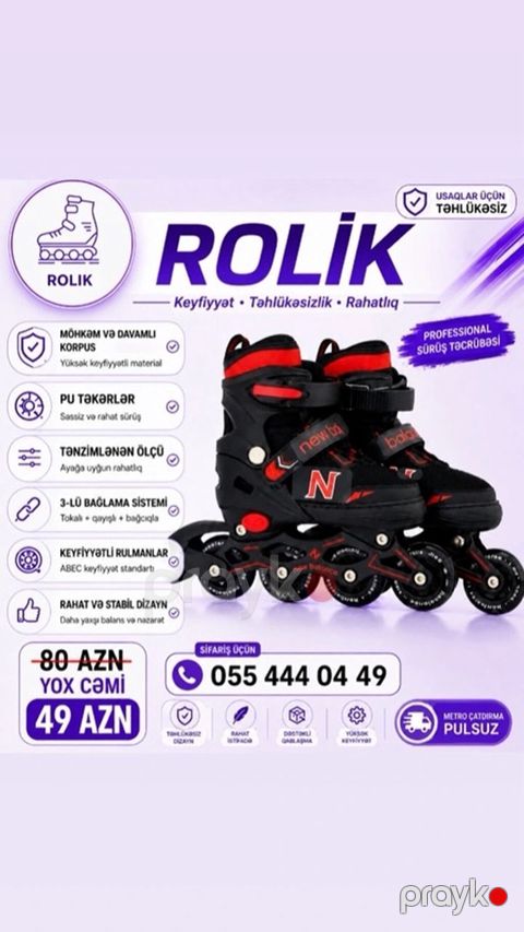 Rolik – Uşaqlar üçün təhlükəsiz, rahat və keyfiyyətli sürüş təcrübəsi — Xırdalan