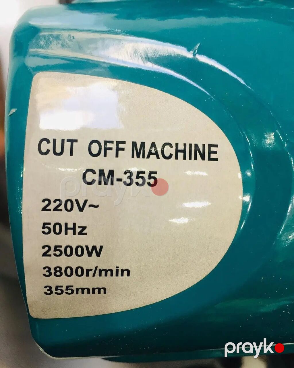 Metal kəsici dəzgah – Cut Off Machine CM-355 Texniki göstəricilər — Testerler və labirintlər, Digah (3)