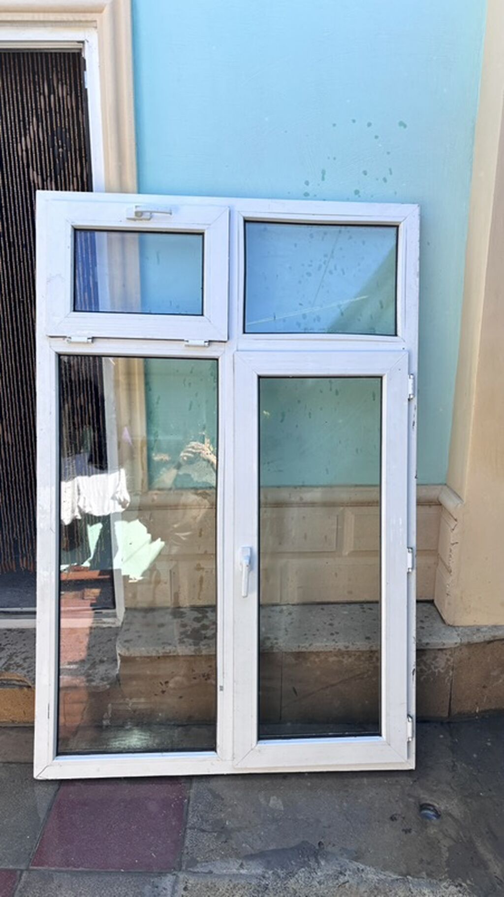 Satılır: qapı və pəncərə dəsti - Dəmir giriş qapısı - Rəng: tünd — Pəncərələr, qapılar, balkonlar, Digah (3)