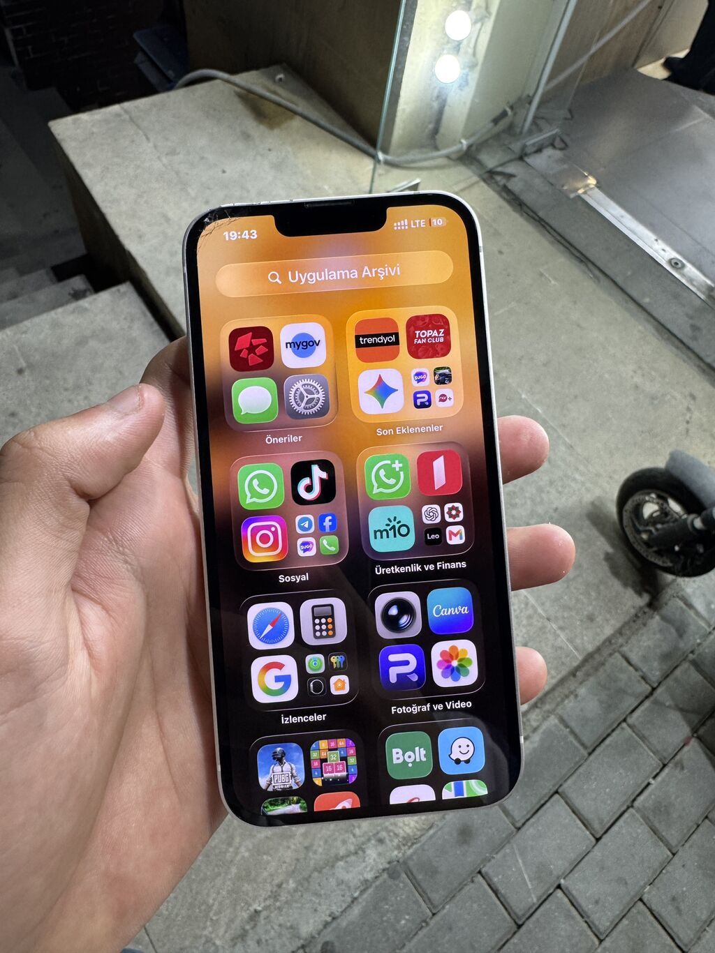 IPhone 13, 128 GB, Ağ, Barmaq izi, Simsiz şarj, Face ID — Apple iPhone, Bakı (4)