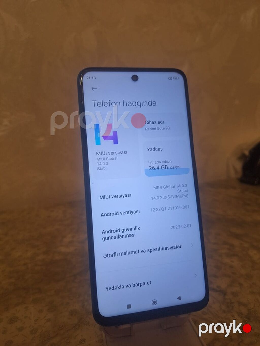 Xiaomi 128 GB, rəng - Mavi, İki sim kartlı — Xiaomi, Masazır (2)