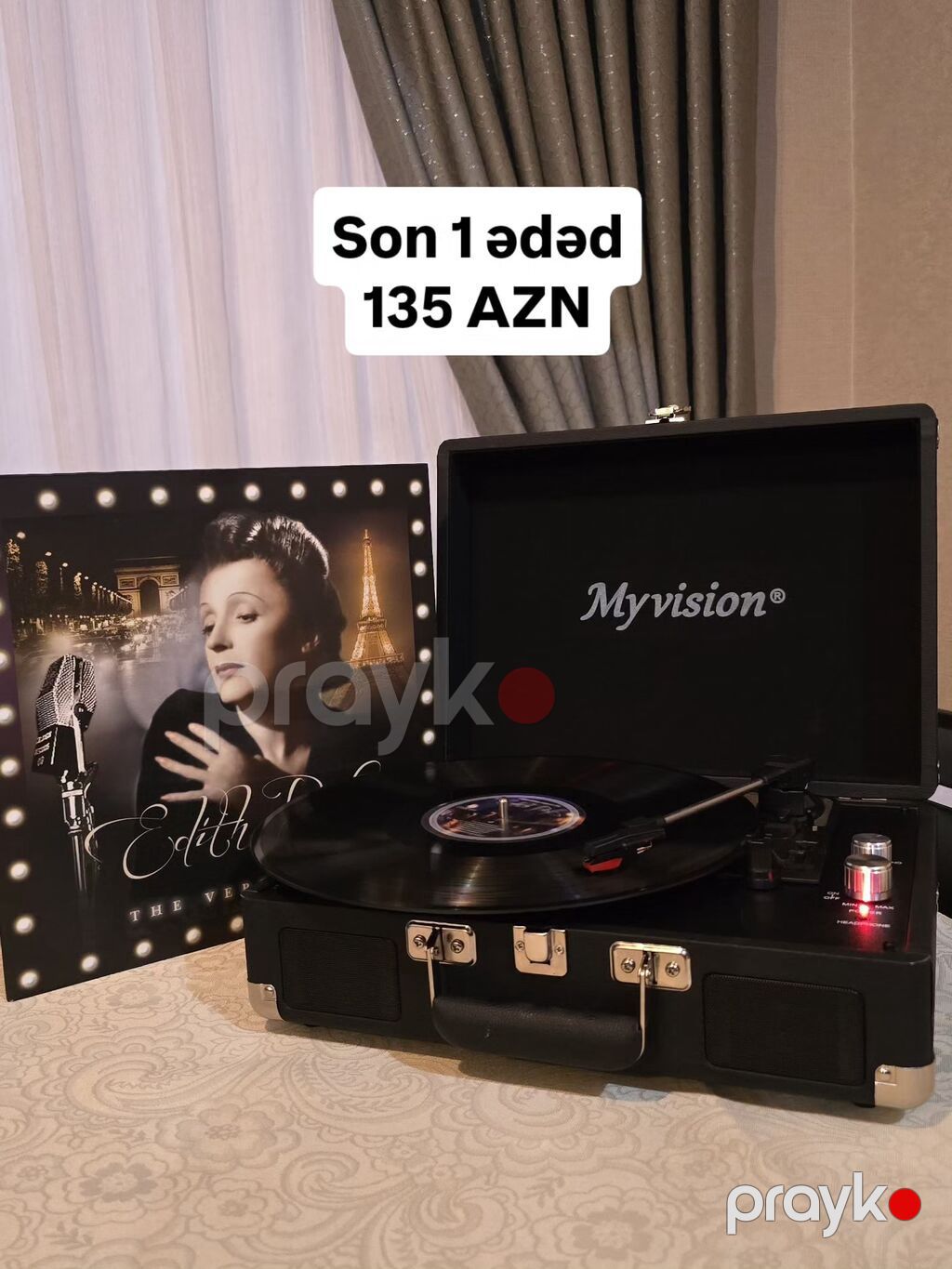 Son 1 ədəd qrammafonun hec bir problemi yoxdur. 2 ədəd cüzi cizigi — Vinil proqreslər və aksesuarlar, Bakı (7)