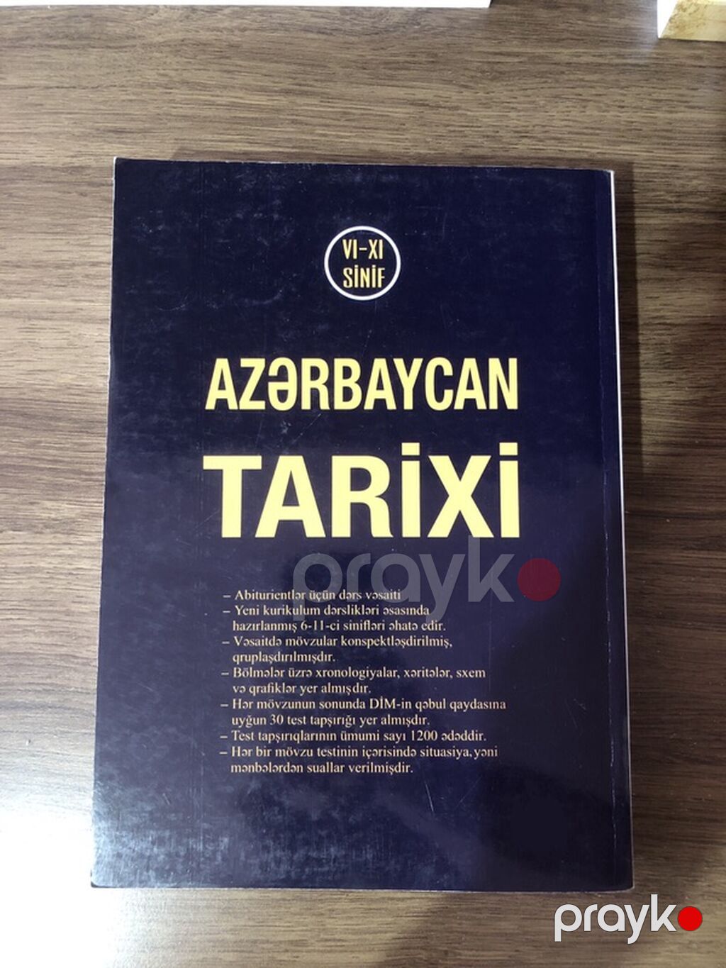 Məhsul: “Azərbaycan Tarixi” – abituriyentlər və Vı–xı siniflər üçün — Kitablar, Bakı (2)
