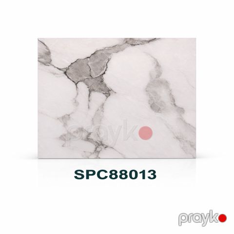 Dekorativ döşəmə örtüyü SPC88013, ağ, 60x60 sm — Bakı