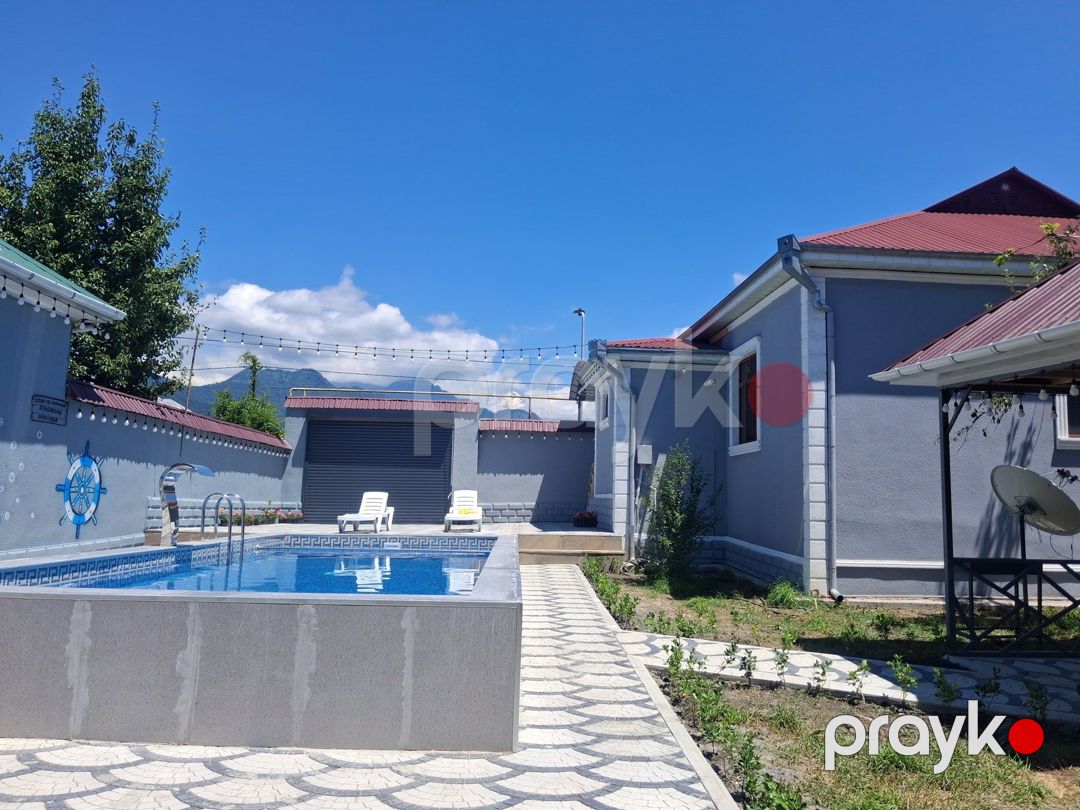İcarəyə verilir 3 otaqlı həyət evi/bağ evi 110 m² — Ev, villa, Qəbələ (3)