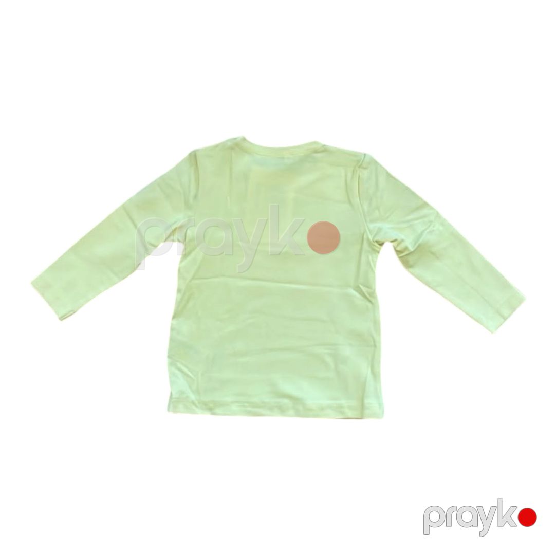 Qızlar üçün uzunqol XS09, sarı, pambıq, 9-12 ay — Mallar, Bakı (2)