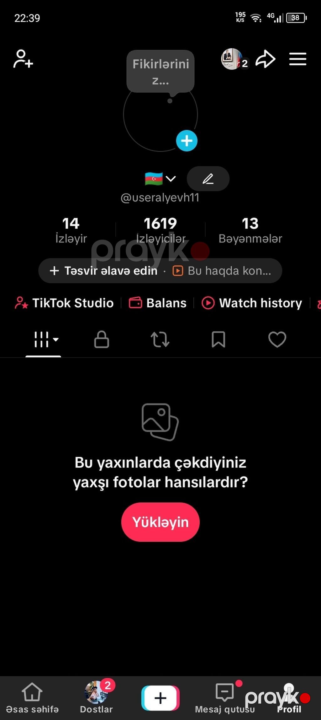 Xidmət: TikTok hesabının inkişafı və canlı yayım dəstəyi Təsvir — Marketing, reklam, PR, Beyləqan (2)