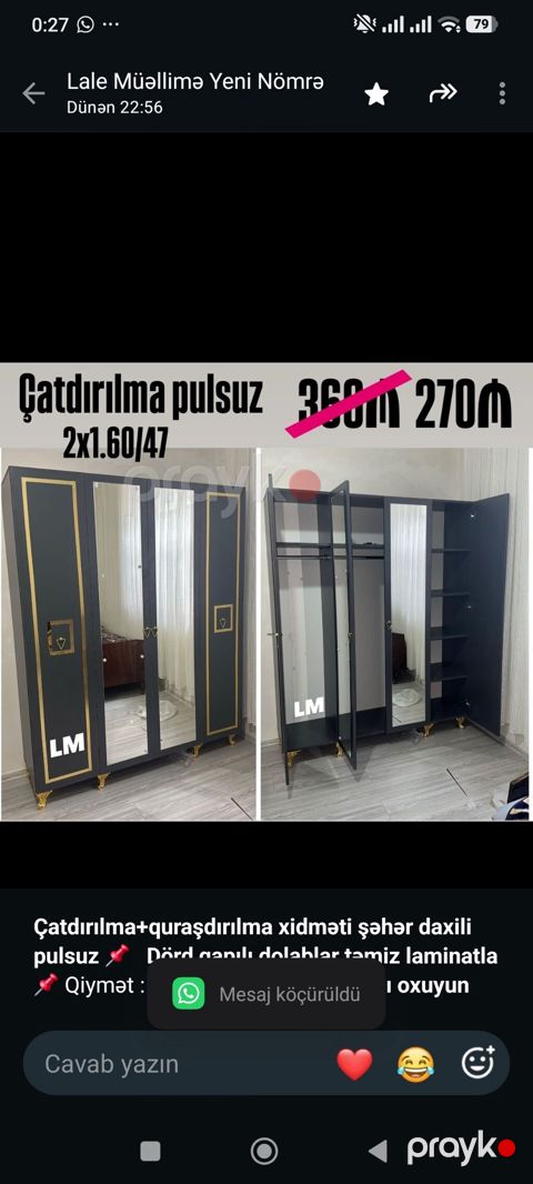 *Çatdırılma+quraşdırılma xidməti şəhər daxili pulsuz* *Dörd qapılı — Bakı