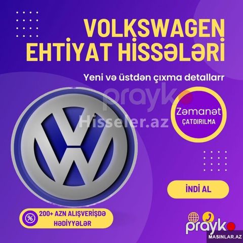 Volkswagen Ehtiyat Hisseleri Satisi — Bakı