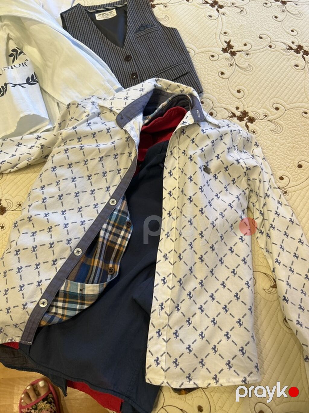 Oğlan uşağı üçün geyim dəsti.köynəklər hamısı brend ela vəziyyetde — Uşaq geyimi, Bakı (5)