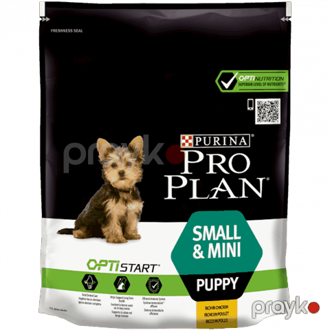 Quru yem Purina Pro Plan Dog Small & Mini Puppy xırda və cırtdan cinslərinin küçükləri üçün, toyuq və düyü ilə, 700 q — Bakı