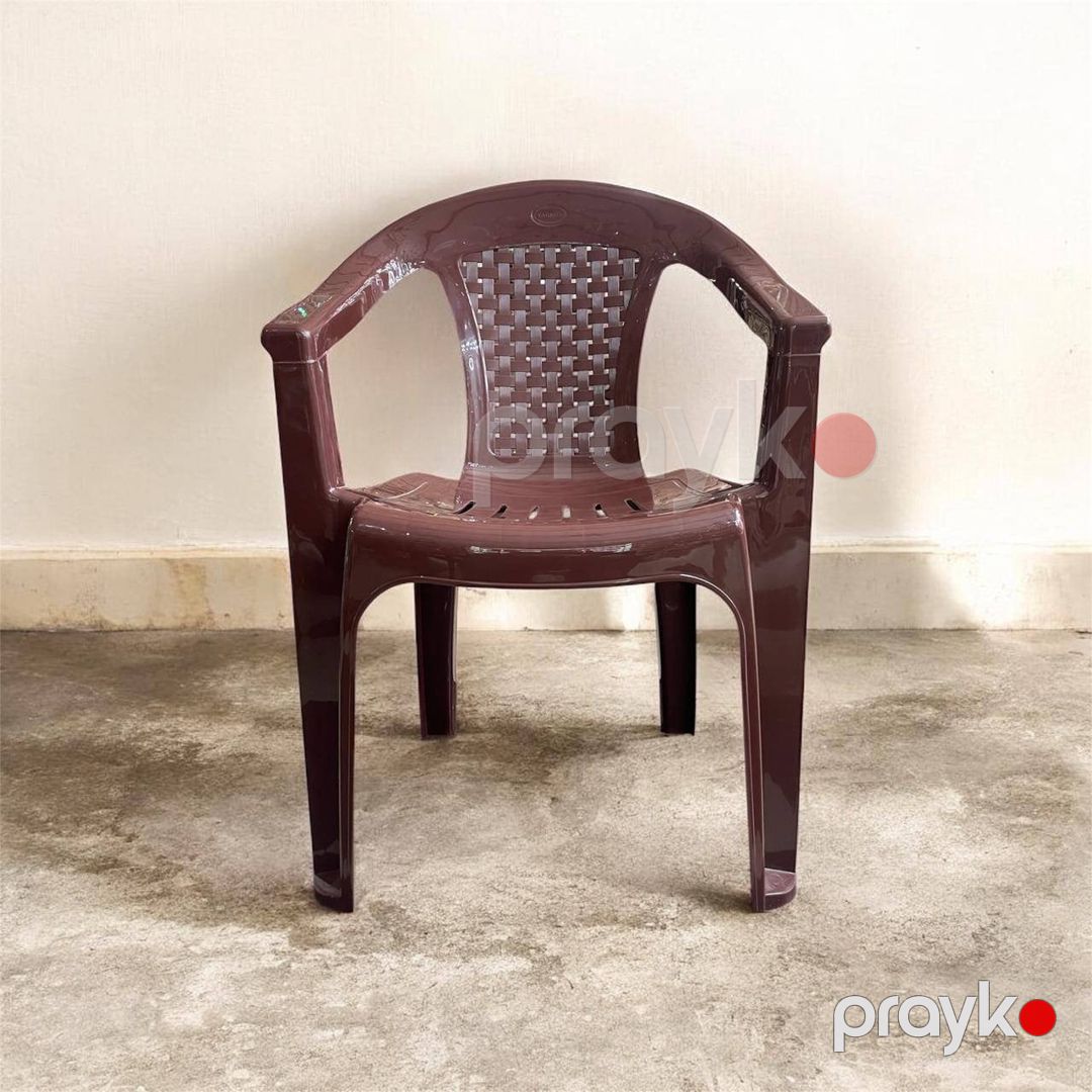 Stul Plastik Oturacaq, bağ üçün, plastik, qəhvəyi, qolaltı dayaqlar sərt, forması kvadrat, uzunluğu 80 sm, eni 58 sm, çəkisi 1.80 kq - MBL-2020-5-5456 — Mallar, Bakı (2)