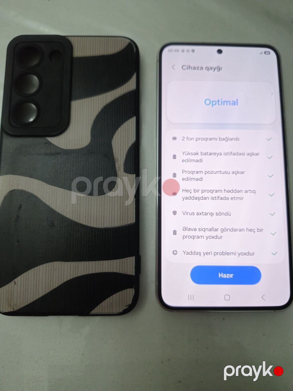 Samsung Galaxy S23, 256 GB, rəng - Ağ, Sensor, Barmaq izi, Simsiz şarj — Samsung, Bakı (2)