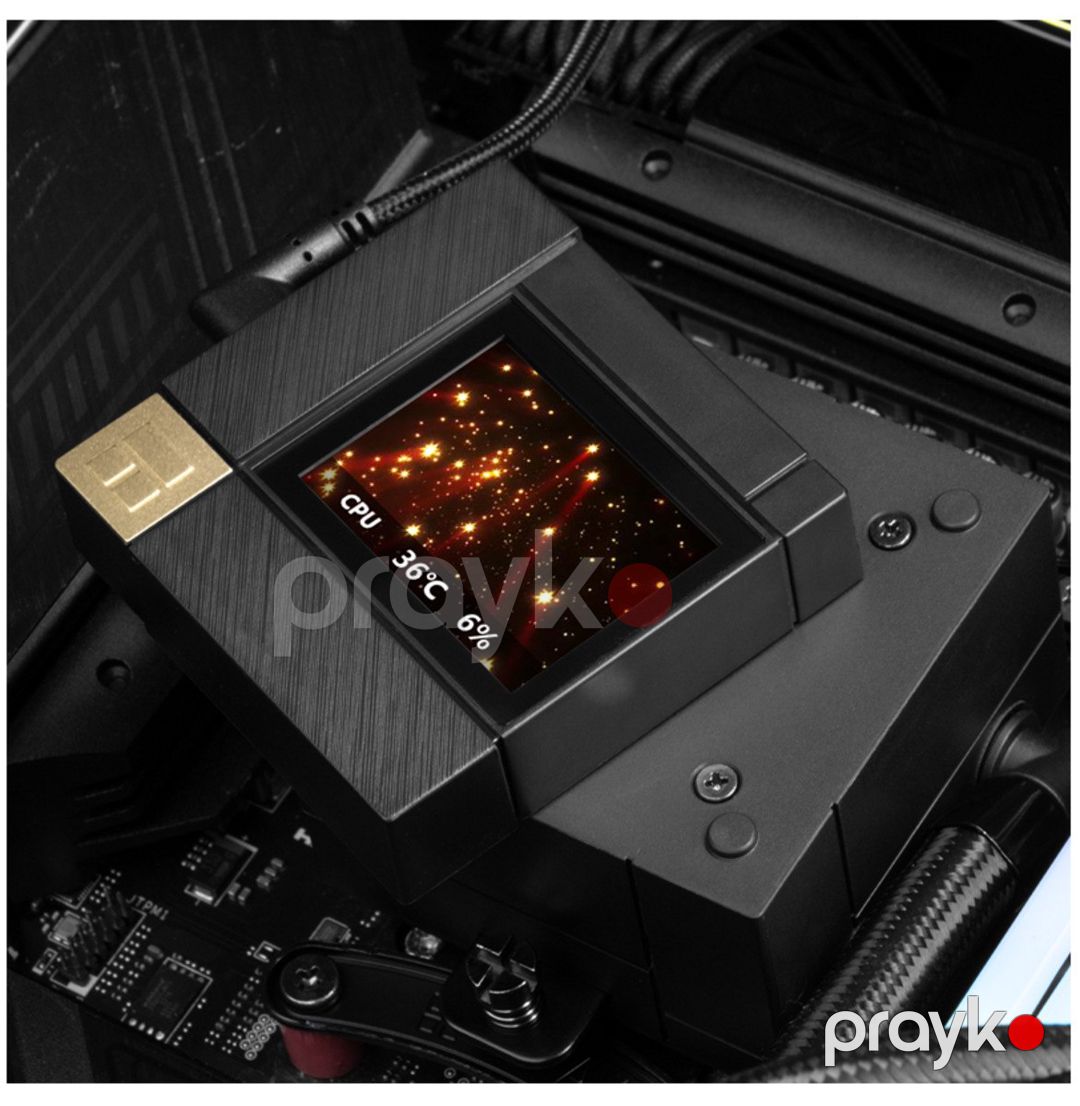 Maye soyutma "ThermalRight Core Matrix 360 Vision Argb Black" — Kompüterlər və noutbuklar, Bakı (8)