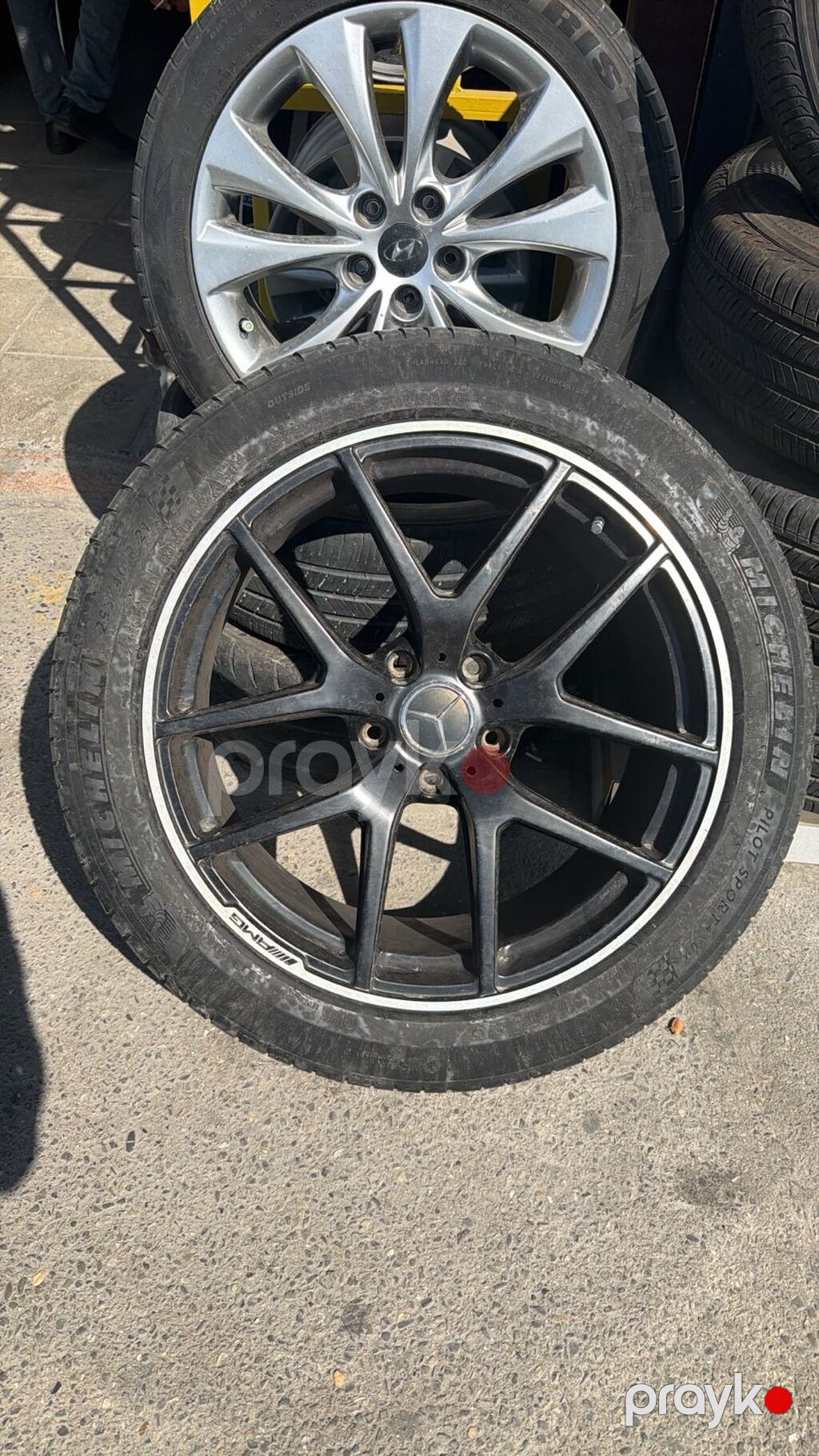 Mercedes-Benz AMG təkər diski və şin - Original AMG yüngül lehimli — Diskləri, Bakı (3)