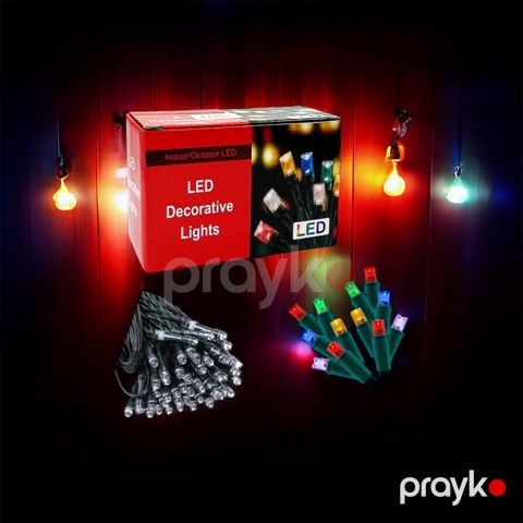 LED çələng pp97, rəngbərəng, 100 lampa, 10 m — Bakı