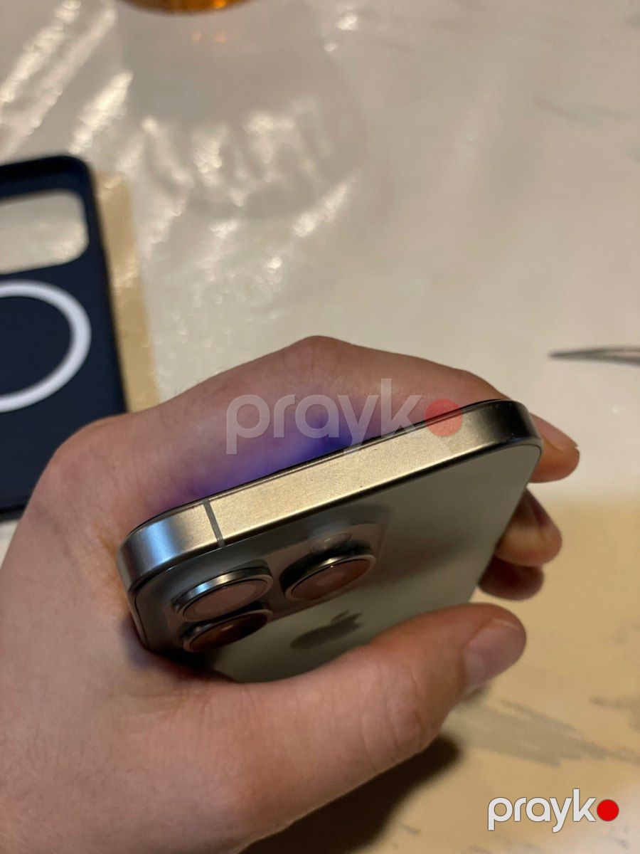 Apple iPhone 15 Pro Natural Titanium 128GB/8GB — Smartfonlar, Gəncə (5)