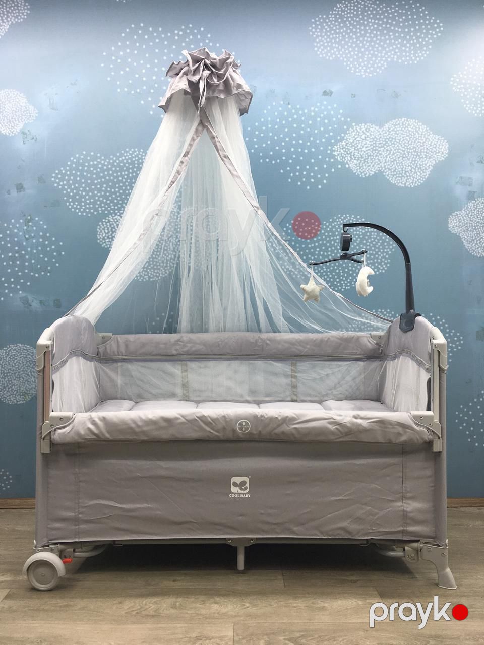 Uşaq çarpayısı Cool Baby AZR406, bej, 1+ yaş — Mallar, Bakı (2)