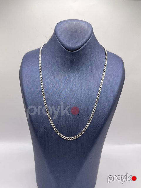Gümüş boyunbağı silverbygoldbaku106880, 925 əyar, 6.59 qram, 62 sm — Bakı
