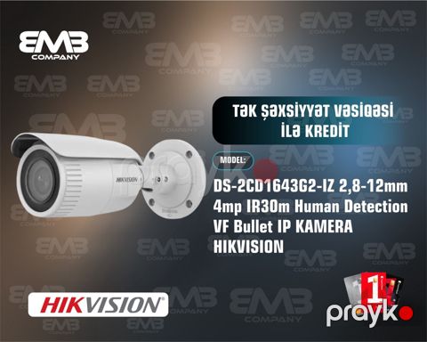 DS-2CD1643G2-IZ 2.8-12mm 4MP IR30m — Bakı