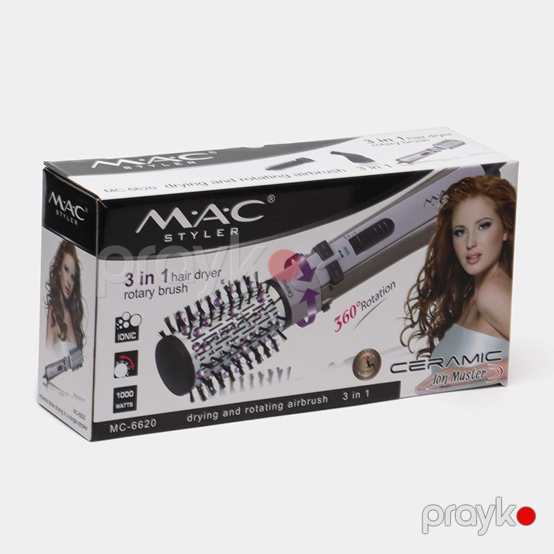 3- 1 Arada MAC Styler MC-6620 Kramik Örtüklü Multistyler Fen Professional Orjinal Fırça Fen — Fən, Bakı (6)