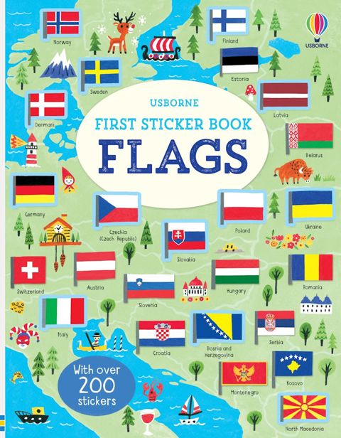 First Sticker Book Flags — Kitablar