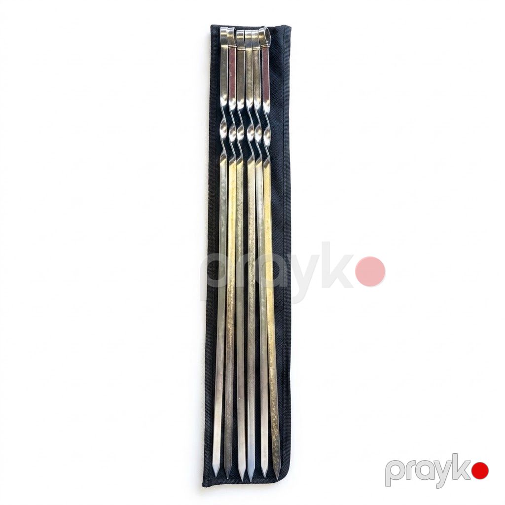 Şiş dəsti paslanmayan metal 60 sm — Mallar, Bakı (2)
